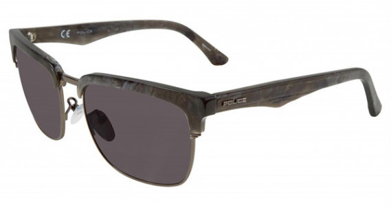 Police SPL354 Sunglasses, Matt Light Grey J31m