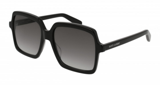 Saint Laurent SL 174 Sunglasses, 001 - BLACK with GREY lenses
