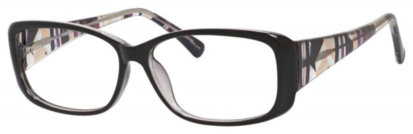 Enhance EN4024 Eyeglasses, Black/Crystal