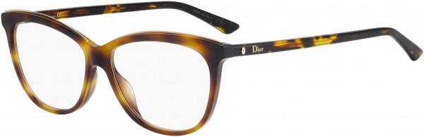 Christian Dior Montaigne 49 Eyeglasses, 0SX7 Light Havana