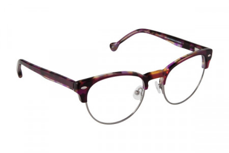 Lisa Loeb I Do Eyeglasses, Berry Tortoise (C3)