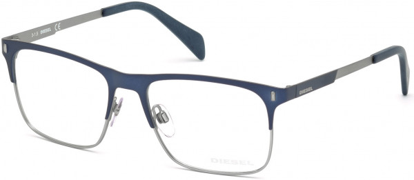 Diesel DL5151 Eyeglasses, 091 - Matte Blue