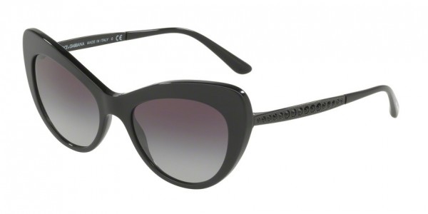 Dolce & Gabbana DG4307B Sunglasses, 25258G BLACK