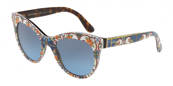 Dolce & Gabbana DG4311 Sunglasses, 31778F NEW MAIOLICA ON HAVANA