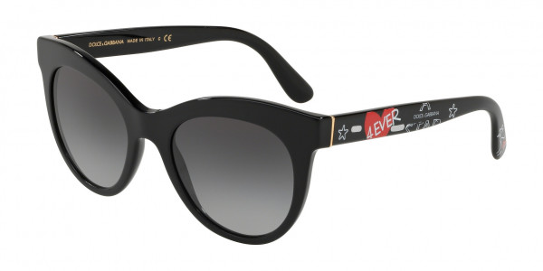 Dolce & Gabbana DG4311 Sunglasses, 31808G BLACK