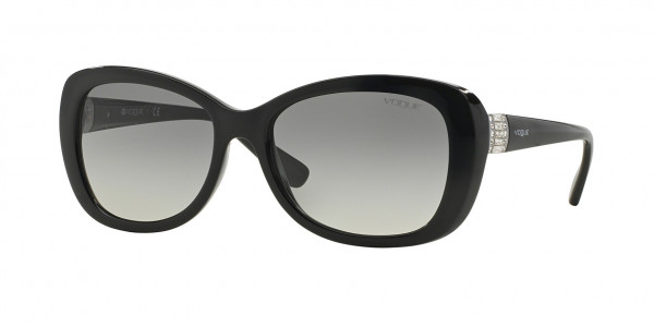 Vogue VO2943SB Sunglasses, W44/11 BLACK GREY GRADIENT (BLACK)