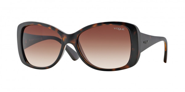 Vogue VO2843S Sunglasses, W65613 DARK HAVANA BROWN GRADIENT (BROWN)