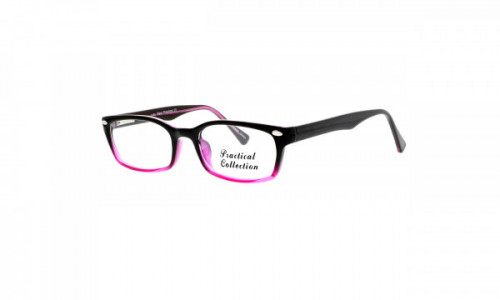 Practical Jesse Eyeglasses, Black Pink