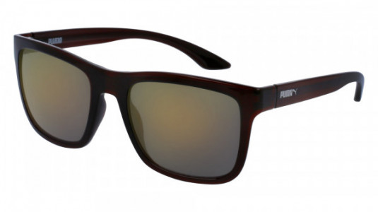 Puma PU0071S Sunglasses, 001 - CRYSTAL with BLUE lenses