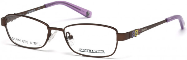 Skechers SE1625 Eyeglasses, 070 - Matte Bordeaux