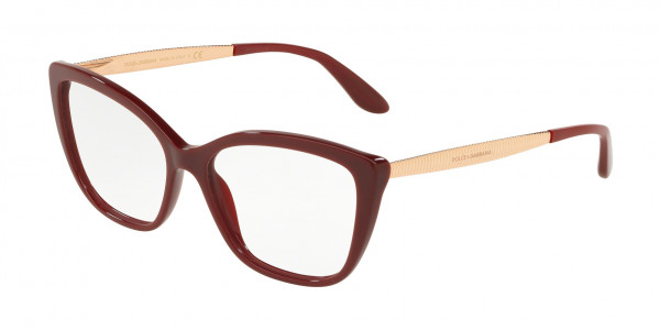 Dolce & Gabbana DG3280 Eyeglasses, 3091 BORDEAUX