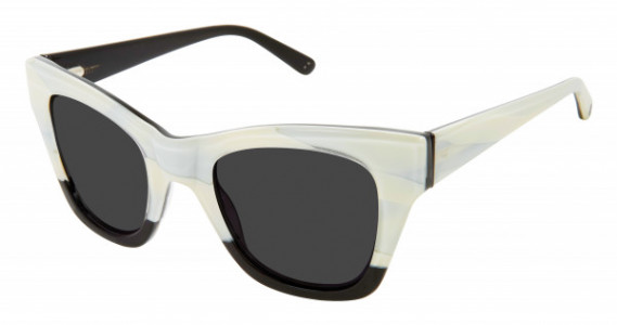 L.A.M.B. LA533 Sunglasses, Black Ivory Tortoise (BLK)