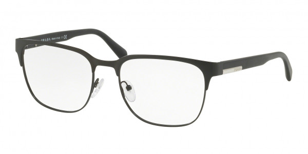 Prada PR 57UV Eyeglasses, 1BO1O1 MATTE BLACK (BLACK)