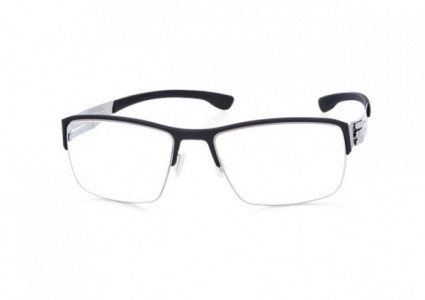 ic! berlin Max S. Eyeglasses, Chrome-Black