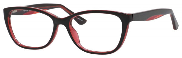 Enhance EN4026 Eyeglasses, Black Burgundy