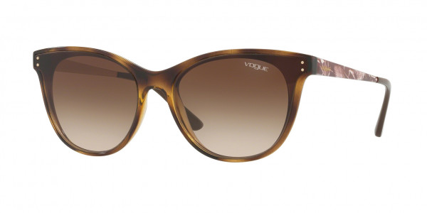 Vogue VO5205S Sunglasses, W65613 DARK HAVANA (HAVANA)