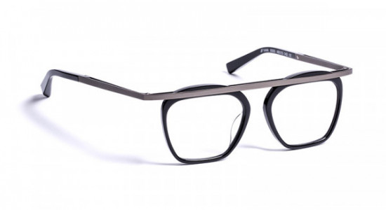 J.F. Rey JF1444 Eyeglasses, 0010 DEMI BLACK WHITE/BLACK