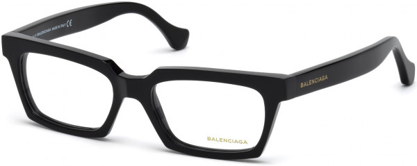 Balenciaga BA5072 Eyeglasses, 001 - Shiny Black