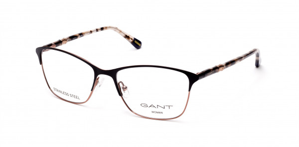 Gant GA4081 Eyeglasses, 002 - Black/Monocolor / Coloured Havana