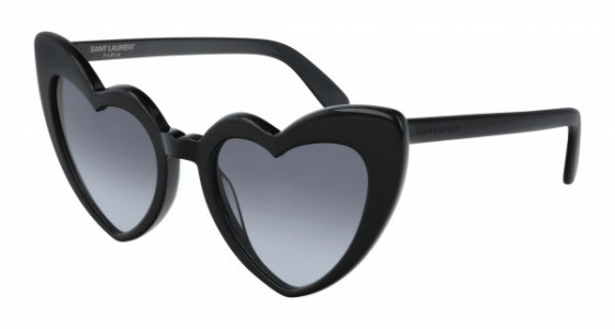 Saint Laurent SL 181 LOULOU Sunglasses, 008 - BLACK with GREY lenses