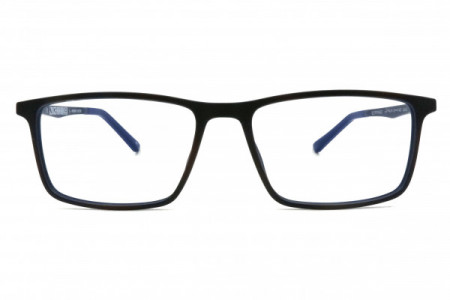 Eyecroxx EC539UD Eyeglasses, C4 Mat Demi Amber Blue