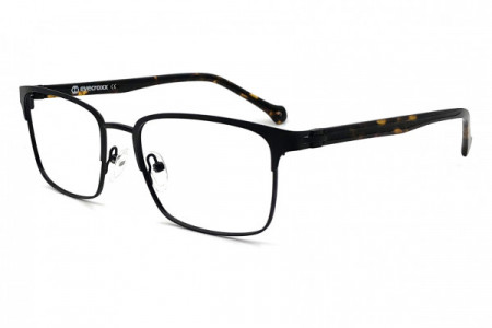 Eyecroxx EC542M Eyeglasses, Mat Black Tortoise