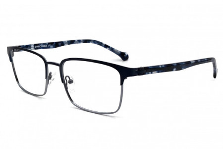 Eyecroxx EC542M Eyeglasses, Mat Blue Slate