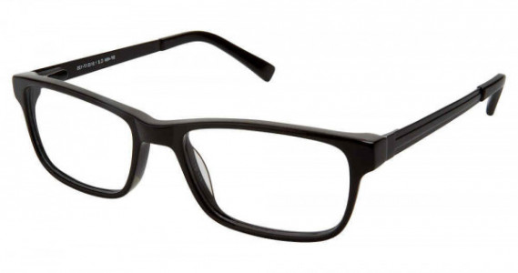 SuperFlex SF-484 Eyeglasses, 2-BLACK