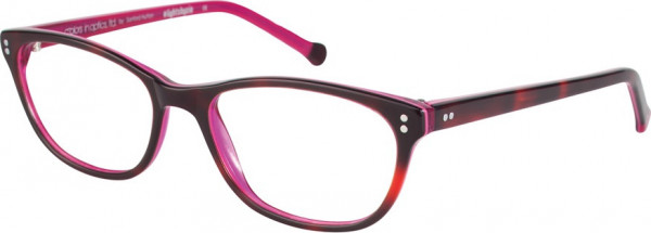 Colors In Optics CJ106 LINDEN Eyeglasses, TSPK TORTOISE/RASPBERRY