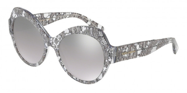 Dolce & Gabbana DG4320F Sunglasses, 31616V GUNMETAL LACE