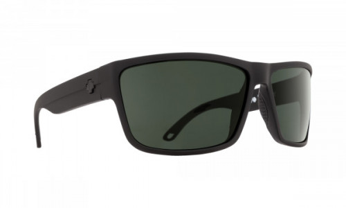 Spy Optic Rocky Sunglasses, Matte Black / HD Plus Gray Green Polar