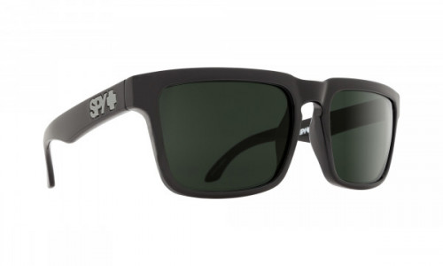 Spy Optic Helm Sunglasses, Soft Matte Black / Happy Gray Green Polar