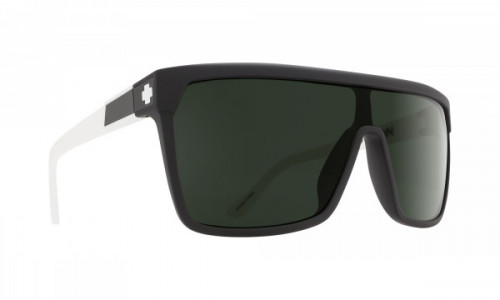 Spy Optic Flynn Sunglasses, Matte Ebony/Ivory / Happy Gray Green