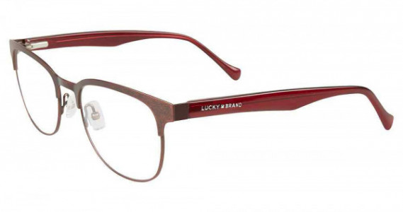 Lucky Brand D107 Eyeglasses, BURGUNDY