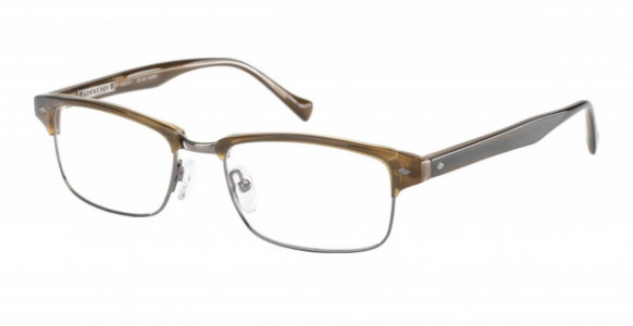 Lucky Brand Emery Eyeglasses, Olive Horn