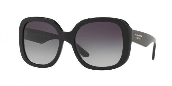 Burberry BE4259 Sunglasses, 30018G BLACK GREY GRADIENT (BLACK)