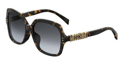 Moschino MOS014/F/S Sunglasses, 0807 BLACK