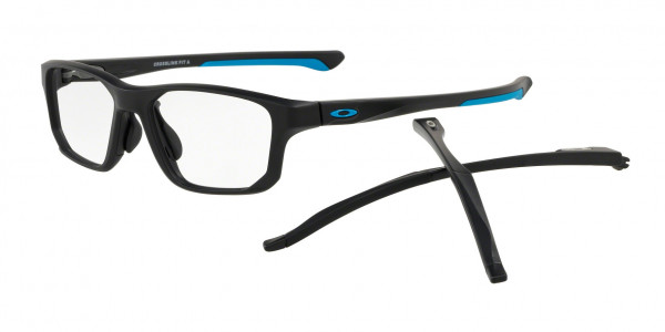 Oakley OX8142 CROSSLINK FIT (A) Eyeglasses, 814204 CROSSLINK FIT (A) SATIN BLACK (BLACK)