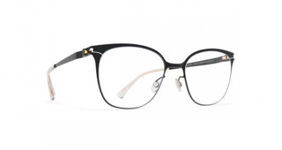 Mykita SUSI Eyeglasses, BLACK/GOLD EDGES