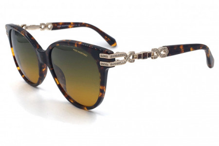 Pier Martino PM8308 Sunglasses, C4 Black Gold Crystal
