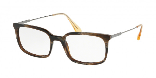 Prada PR 16UV CONCEPTUAL Eyeglasses, C9O1O1 CONCEPTUAL DARK HORN (BROWN)