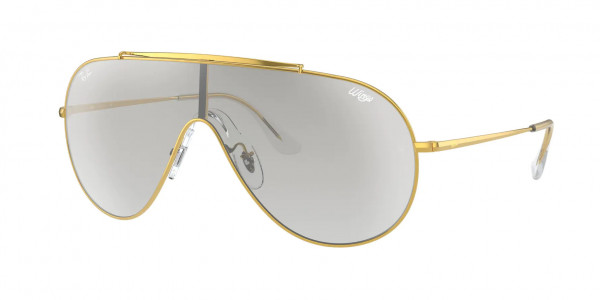 Ray-Ban RB3597 WINGS Sunglasses, 91966I WINGS LEGEND GOLD CLEAR GRAD (GOLD)