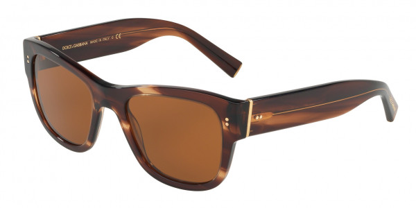 Dolce & Gabbana DG4338F Sunglasses, 501/87 BLACK DARK GREY (BLACK)
