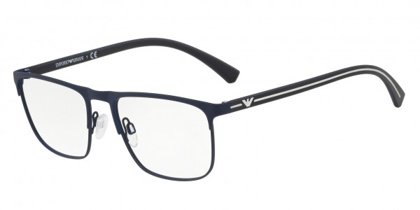 Emporio Armani EA1079 Eyeglasses, 3094 RUBBER BLACK (BLACK)