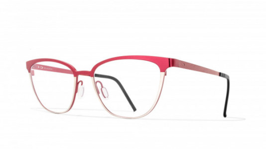 Blackfin Bayswater Eyeglasses, Red & Silver - C692
