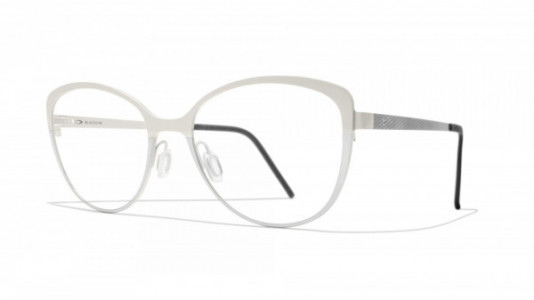 Blackfin Bridgehaven Eyeglasses, White & Silver - C682