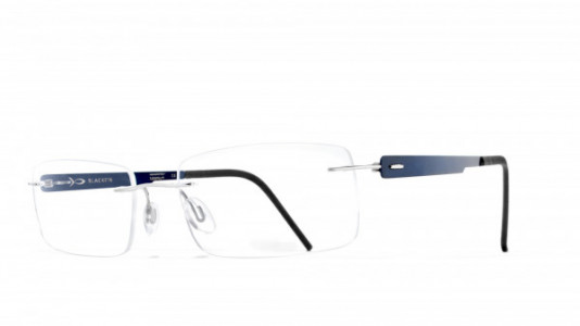 Blackfin Vancouver Eyeglasses, Silver & Navy Blue - C457