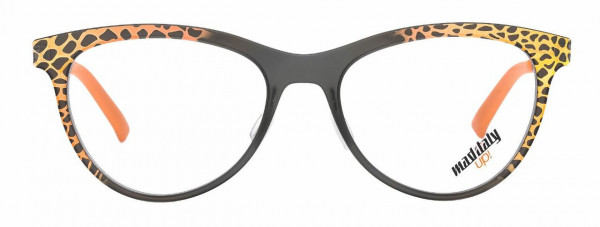 Mad In Italy Carmen Eyeglasses, A03 - Orange/Silver