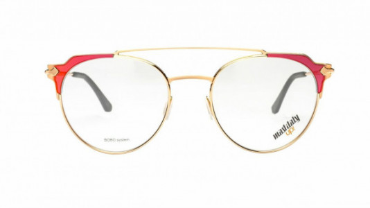 Mad In Italy Figaro Eyeglasses, R01 - Gold/Red