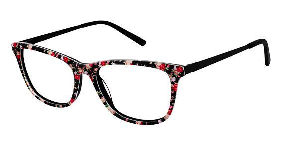 Wildflower POSY Eyeglasses, BLACK FLORET
